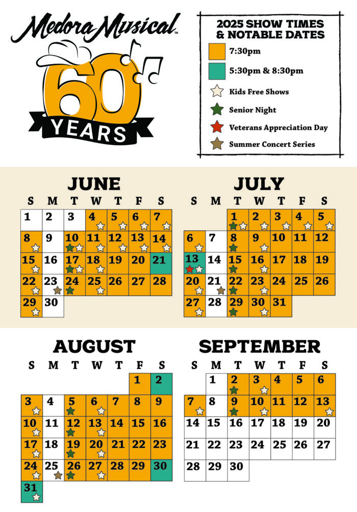 Medora Musical 2024 Schedule